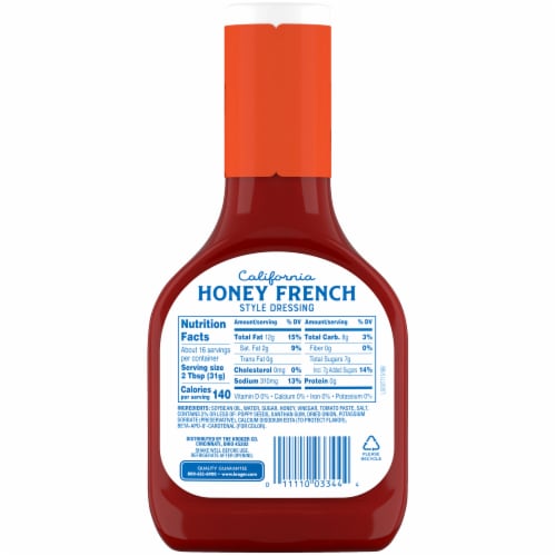 Kroger® California Honey French Style Dressing Perspective: left