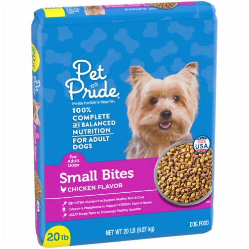 Pet Pride® Small Bites Chicken Flavor Adult Dry Dog Food, 20 lb - Fry’s ...