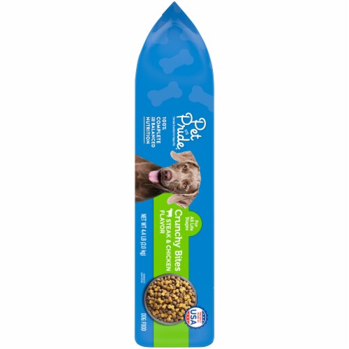 Pet Pride™ Crunchy Bites Steak & Chicken Flavor Dry Dog Food Perspective: left