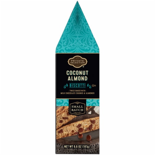 Private Selection® Coconut Almond Biscotti Cookies Perspective: left