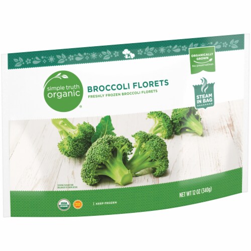 Simple Truth Organic® Freshly Frozen Broccoli Florets Perspective: left