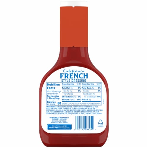Kroger® California French Style Salad Dressing Perspective: left