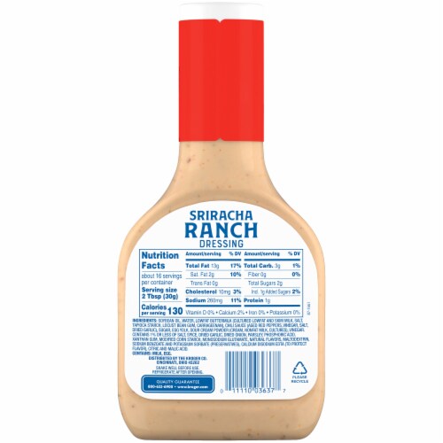 Kroger® Sriracha Ranch Dressing Perspective: left