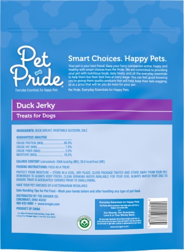 Pet Pride® Duck Jerky Dog Treats BIG DEAL! Perspective: left
