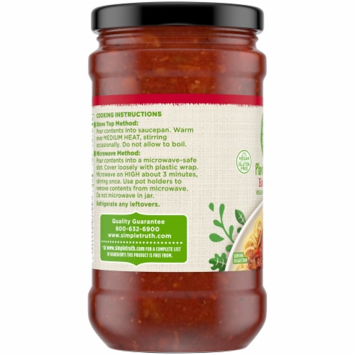 Simple Truth™ Plant Based Bolognese Vegan Pasta Sauce Perspective: left