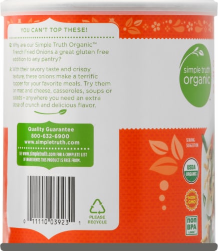 Simple Truth Organic™ Gluten Free Crispy French Fried Onions Perspective: left
