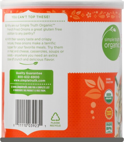 Simple Truth Organic™ Gluten Free Crispy French Fried Onions Perspective: left