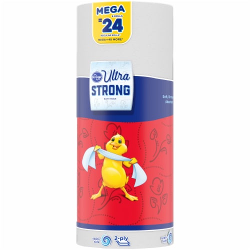 Kroger® Ultra Strong Mega Roll Bath Tissue Perspective: left