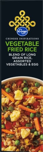 Kroger® Chinese Inspirations Vegetable Fried Rice Frozen Meal Perspective: left