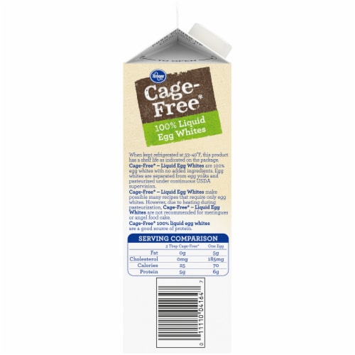 Kroger® Cage Free Liquid Egg Whites Perspective: left