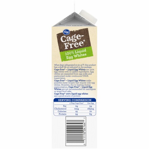 Kroger® Cage Free Liquid Egg Whites Perspective: left