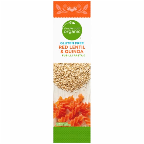 Simple Truth Organic® Gluten Free Red Lentil & Quinoa Fusilli Pasta Perspective: left
