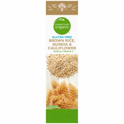 Simple Truth Organic® Gluten Free Cauliflower and Quinoa Fusilli Pasta Perspective: left