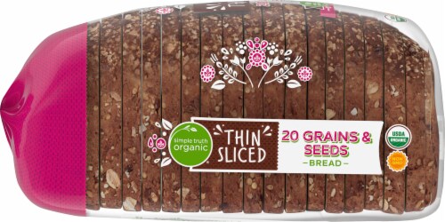 Simple Truth Organic™ 21 Grains & Seeds Thin Sliced Bread Perspective: left