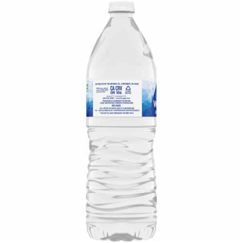 Kroger® Purified Drinking Bottled Water Perspective: left