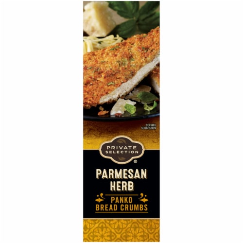 Private Selection® Parmesan Herb Panko Bread Crumbs Perspective: left