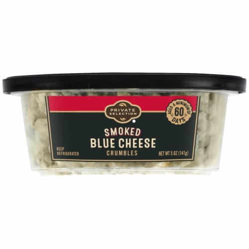 Private Selection® Smoked Blue Cheese Crumbles Perspective: left