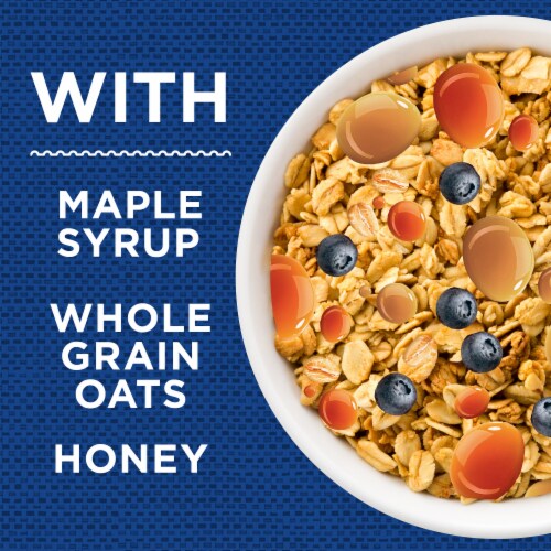Simple Truth Organic® Gluten Free Blueberry Oats & Honey Granola Clusters Perspective: left