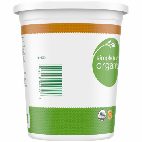 Simple Truth Organic™ Vanilla Low Fat Yogurt Tub Perspective: left