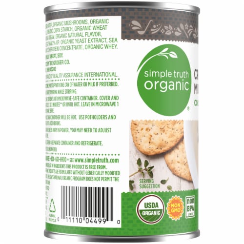 Simple Truth Organic® Cream of Mushroom Condensed Soup Perspective: left