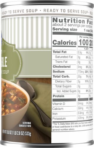 Kroger® Hearty Vegetable Soup Perspective: left