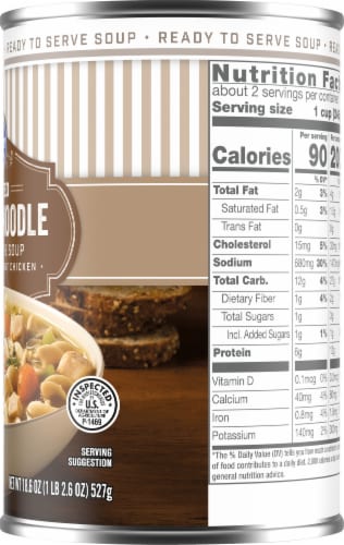 Kroger® Roasted Chicken Noodle Soup Perspective: left