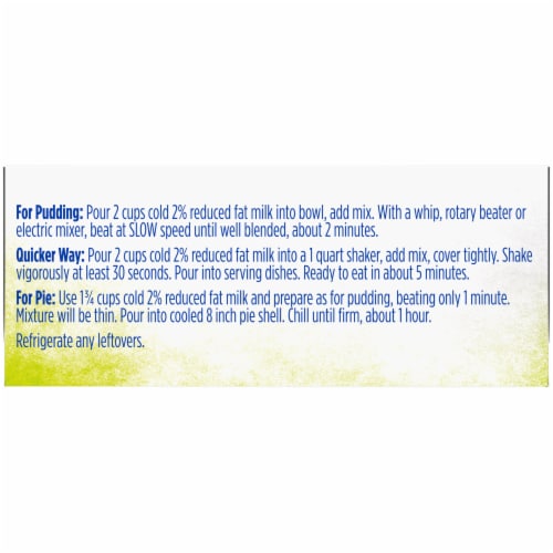 Kroger® Pistachio Pudding & Pie Filling Perspective: left