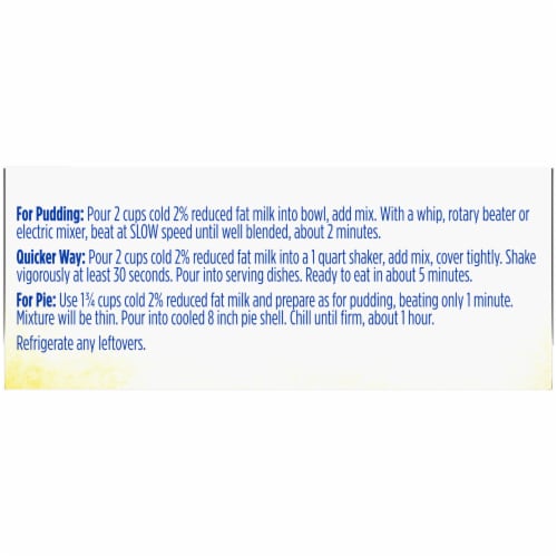 Kroger® Lemon Pudding & Pie Filling Perspective: left