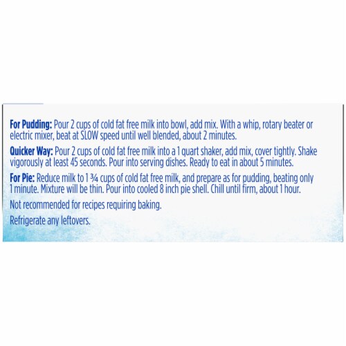 Kroger® Sugar Free Chocolate Pudding & Pie Filling Perspective: left