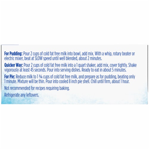 Kroger® Sugar Free Butterscotch Instant Pudding Mix Perspective: left