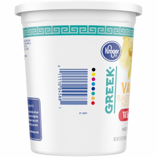 Kroger® Vanilla Whole Milk Greek Yogurt Tub Perspective: left