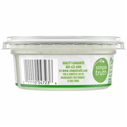 Simple Truth Plant Based Cilantro with Jalapeno Cauliflower Dip Perspective: left