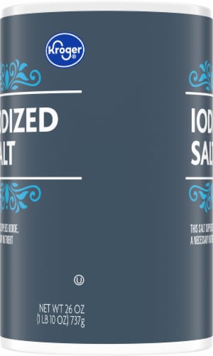 Kroger® Iodized Salt Perspective: left