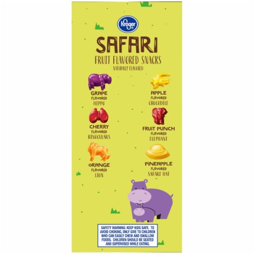 Kroger® Safari Fruit Flavored Snacks Perspective: left