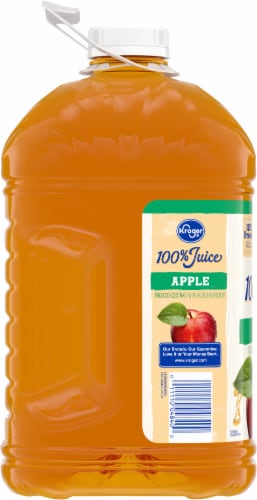 Kroger® 100% Apple Juice From Concentrate Bottle Perspective: left