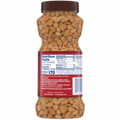 Kroger® Dry Roasted Lightly Salted Peanuts Perspective: left
