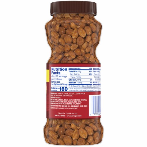 Kroger® Salted Honey & Dry Roasted Peanuts Perspective: left