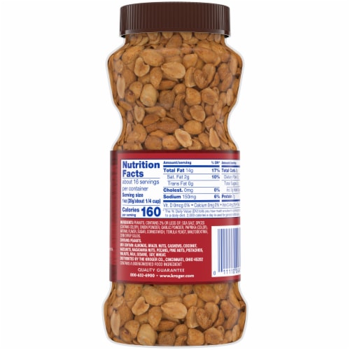 Kroger® Salted Dry Roasted Peanuts Perspective: left