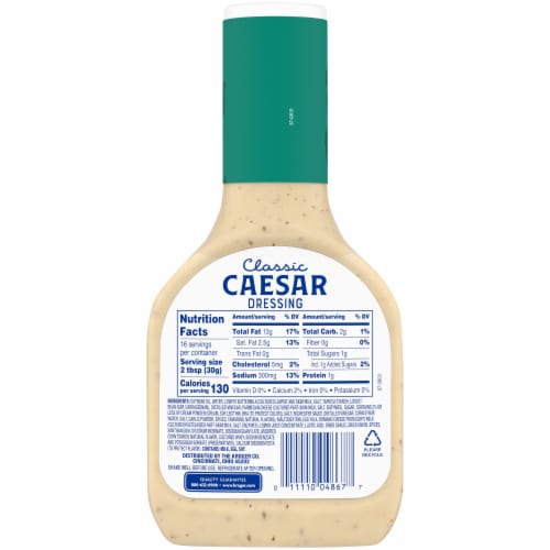Kroger® Classic Caesar Salad Dressing Perspective: left