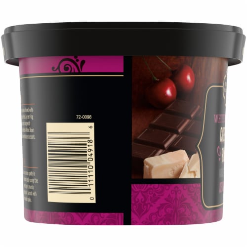 Private Selection® White Chocolate Cherry Rum Ice Cream Perspective: left