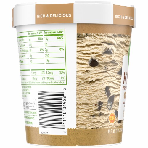 Simple Truth™ Keto Coffee Chip Ice Cream Pint Perspective: left
