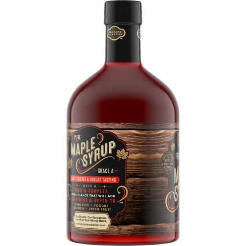 Private Selection® 100% Pure Grade A Dark Color Maple Syrup Perspective: left