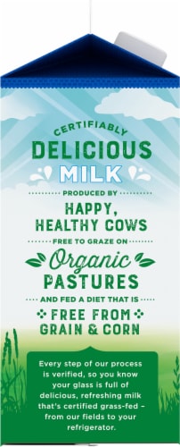 Simple Truth Organic® 100% Grass-Fed 2% Milk Perspective: left