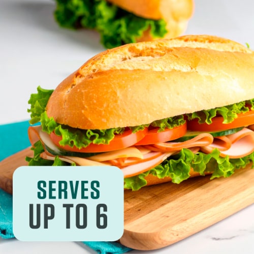 Bakery Fresh Hoagie Rolls 6 Count Perspective: left