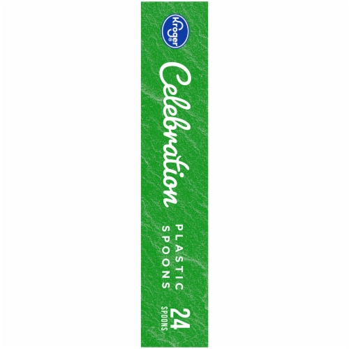 Kroger® Celebration Clear Plastic Spoons Perspective: left