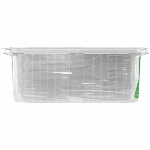 Kroger® Celebration Clear Plastic Dinnerware Sets Perspective: left