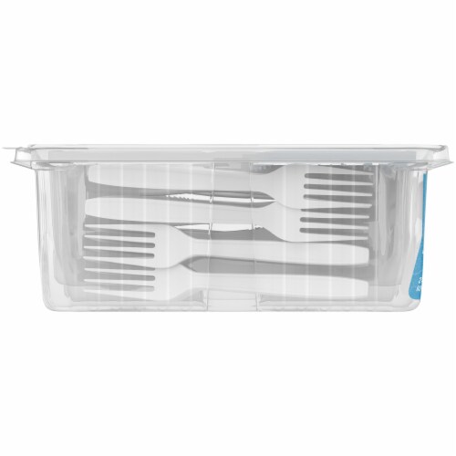 Kroger® Everyday White Plastic Dinnerware Sets Perspective: left