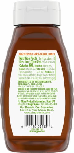 Simple Truth® Unfiltered & Raw Honey Regional Southwest Perspective: left