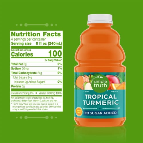 Simple Truth® Organic Tropical Turmeric Fruit Juice Perspective: left