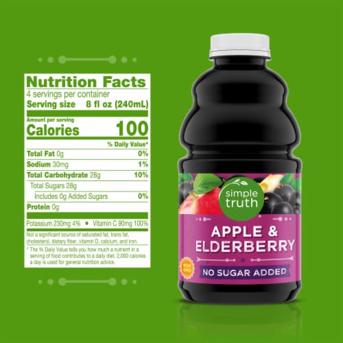 Simple Truth® Apple & Elderberry Juice Perspective: left